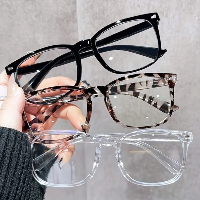 Gaming Accessories Men - 1/2/3 Stück quadratische Anti-Blaulicht-Brille für Männer