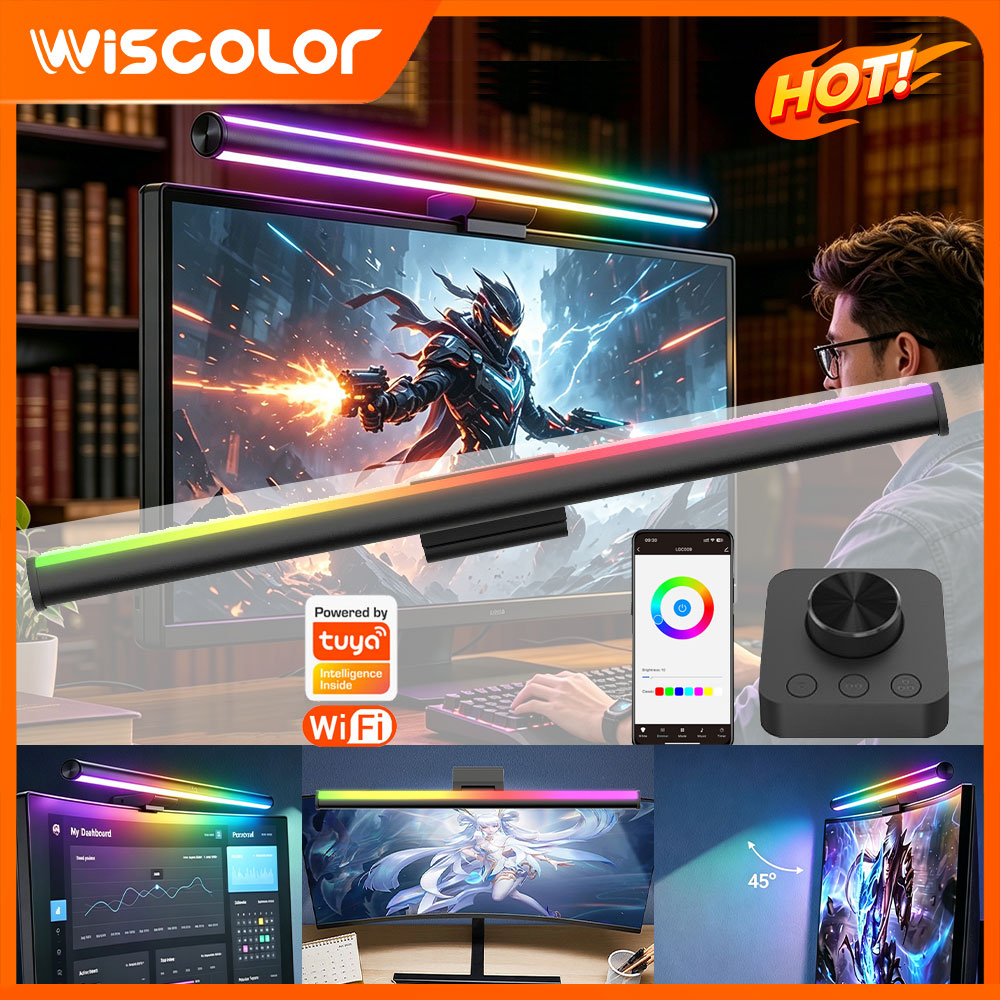Gaming Accessories App - Smarte WLAN RGB Monitor-Lichtleiste LED-Beleuchtung Monitor-Dekoration