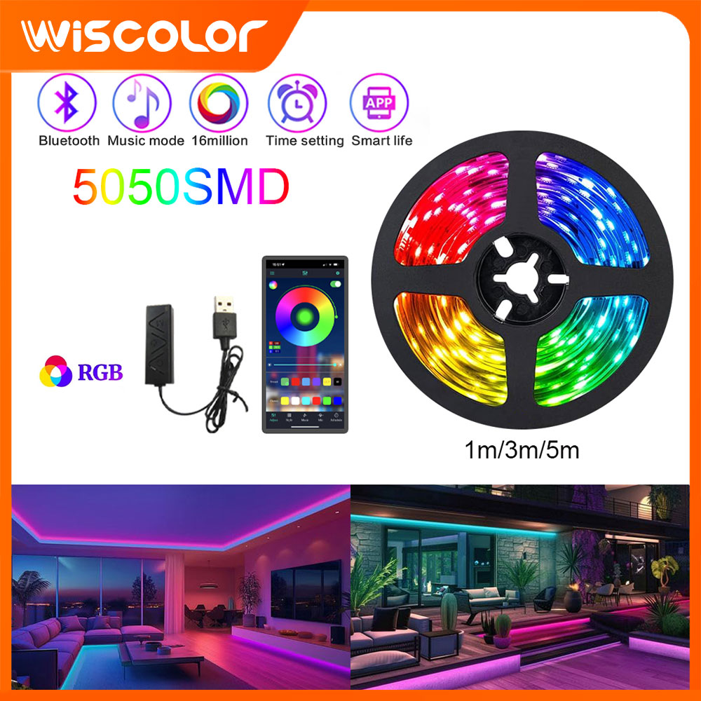 Gaming Accessories App - RGB LED-Lichtstreifen APP-Steuerung Flexibles Band USB-Lampe