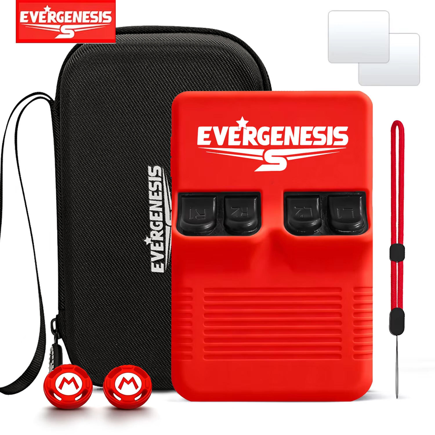 Gaming Accessories Mobile - R36S Schutzhüllen-Set für R36S Handheld-Spielkonsole Silikonhülle