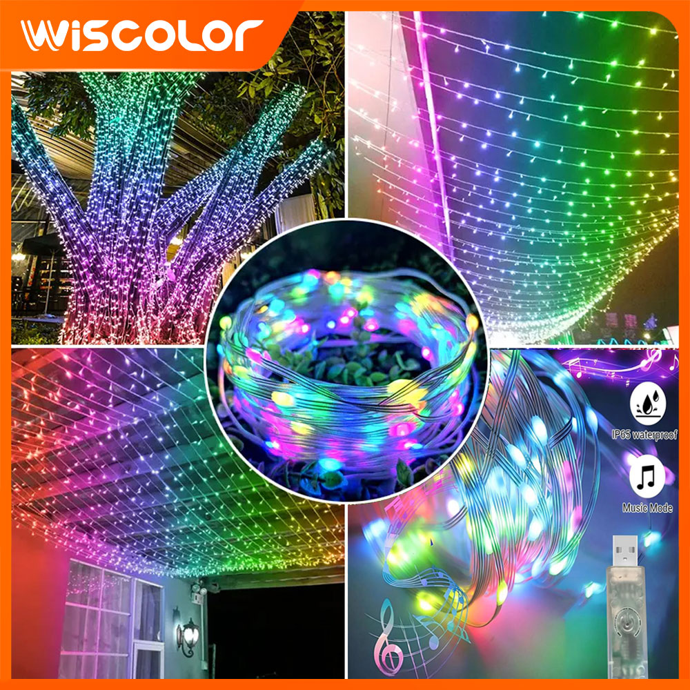 Gaming Accessories App - RGBIC LED-Lichtstreifen, USB-TV-Hintergrundbeleuchtung, Flexible LED-Leuchte mit