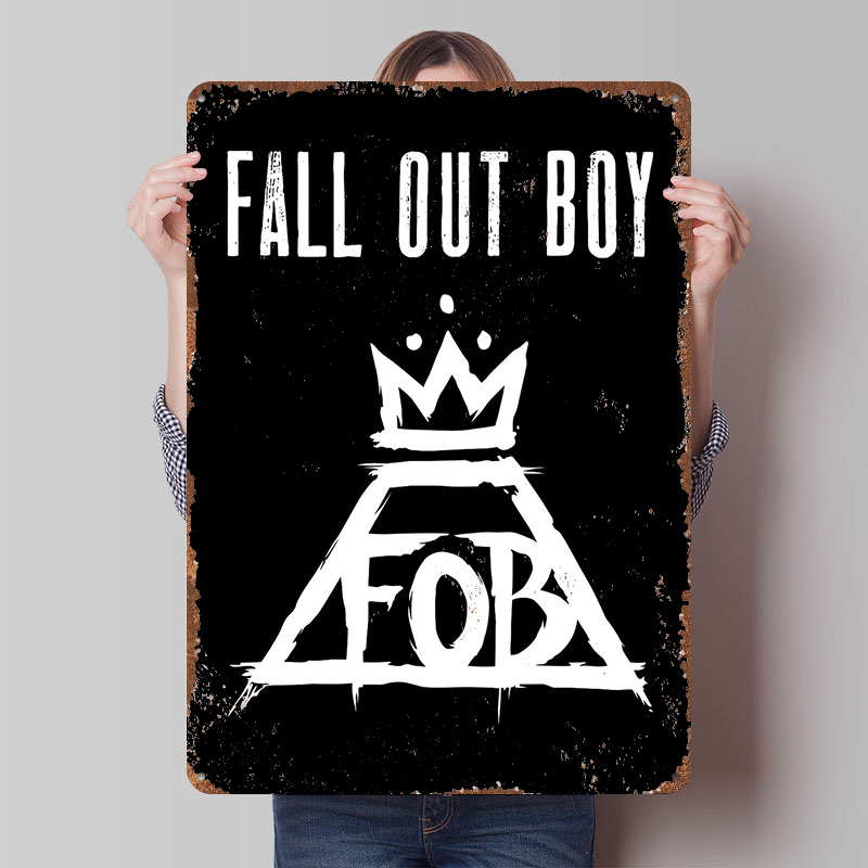 Gaming Accessories Europe - Fall Out Boy Blechschild Poster Individualisierte