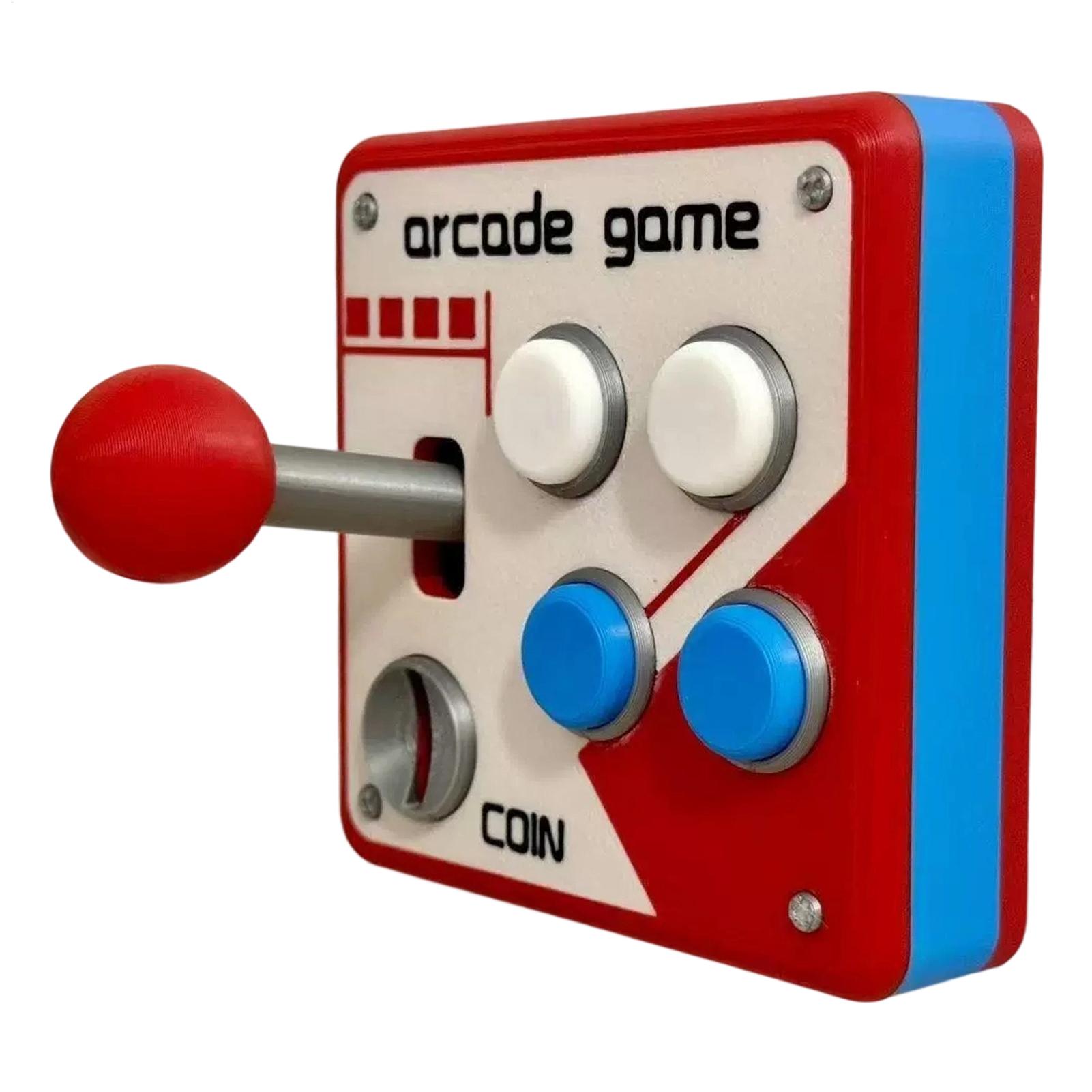 Gaming Accessories Decor - Kreative Retro-Arcade-Spiel Lichtschalterabdeckung Retro-Gamer-Raumdekoration Joystick-Wandschalterplatte Heimdekoration
