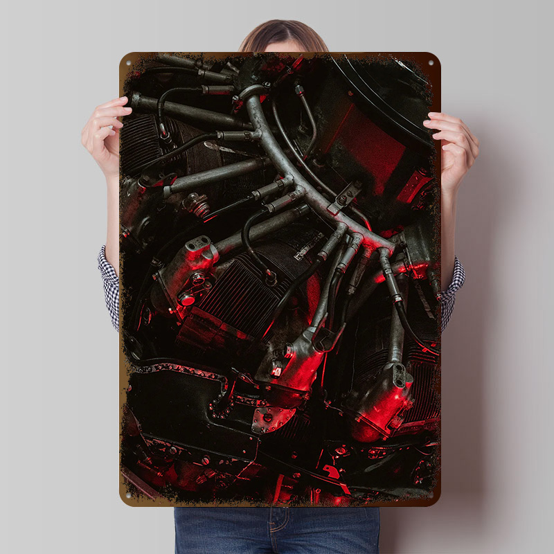 Gaming Accessories Europe - Star Motor Blechschild Poster Individuelle Wandkunst