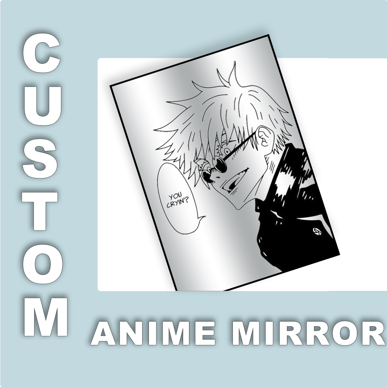 Maßgefertigter Anime-Spiegel V – Gaming Accessories Decor Bewertung und Preis