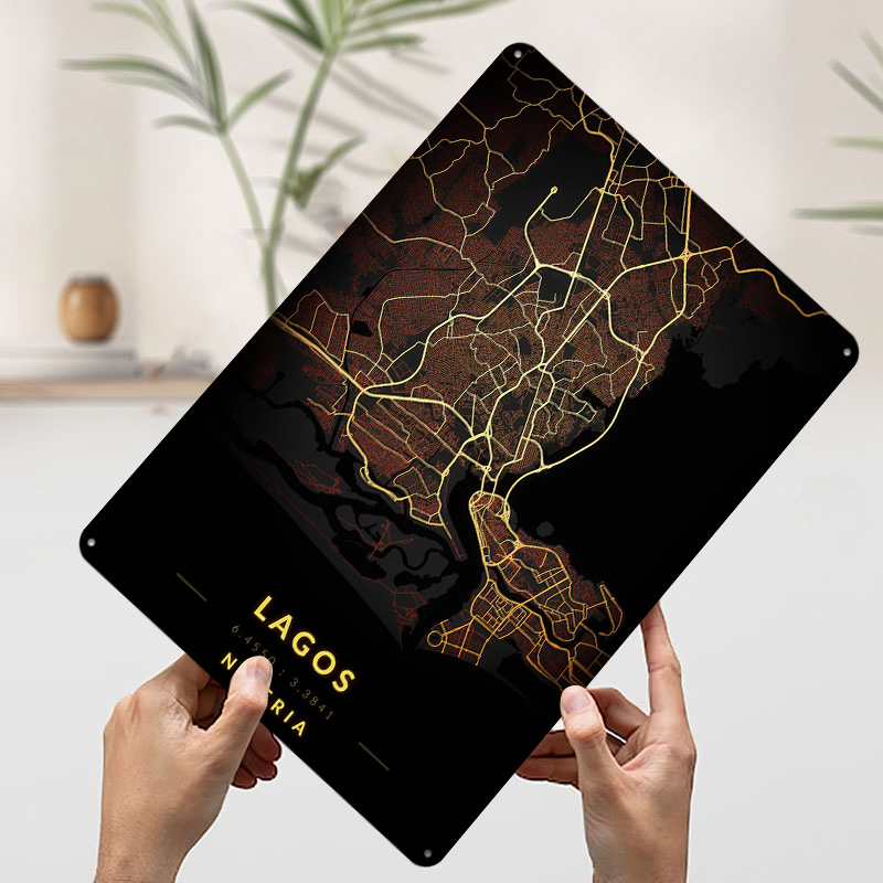 Lagos Stadtplan Poster Maßgefe – Gaming Accessories Europe Bewertung und Preis