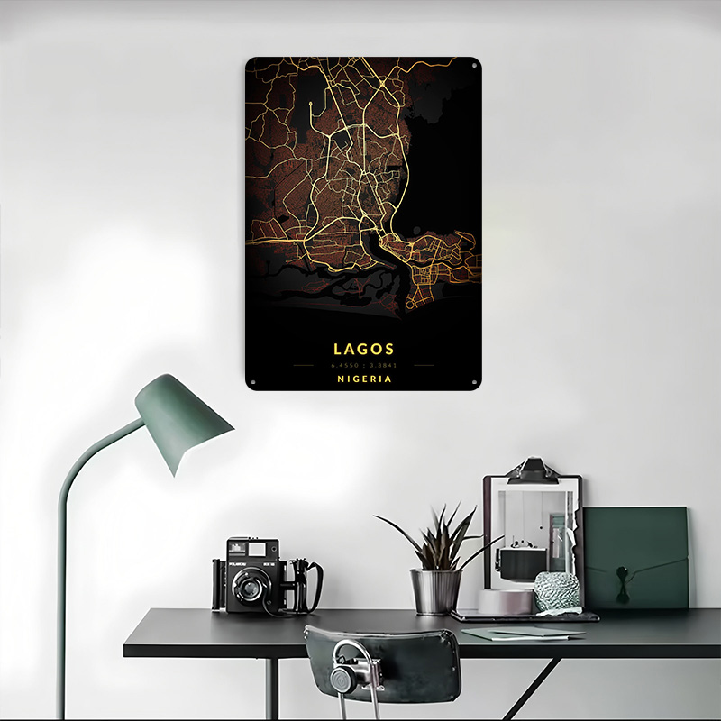 Lagos Stadtplan Poster Maßgefe – Gaming Accessories Europe Bewertung und Preis