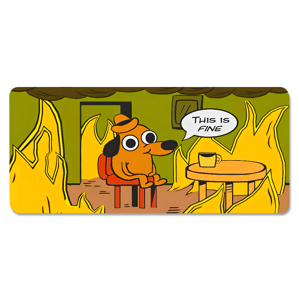 This Is Fine Dog Dackel-Mauspa – Gaming Accessories Wholesale Bewertung und Preis