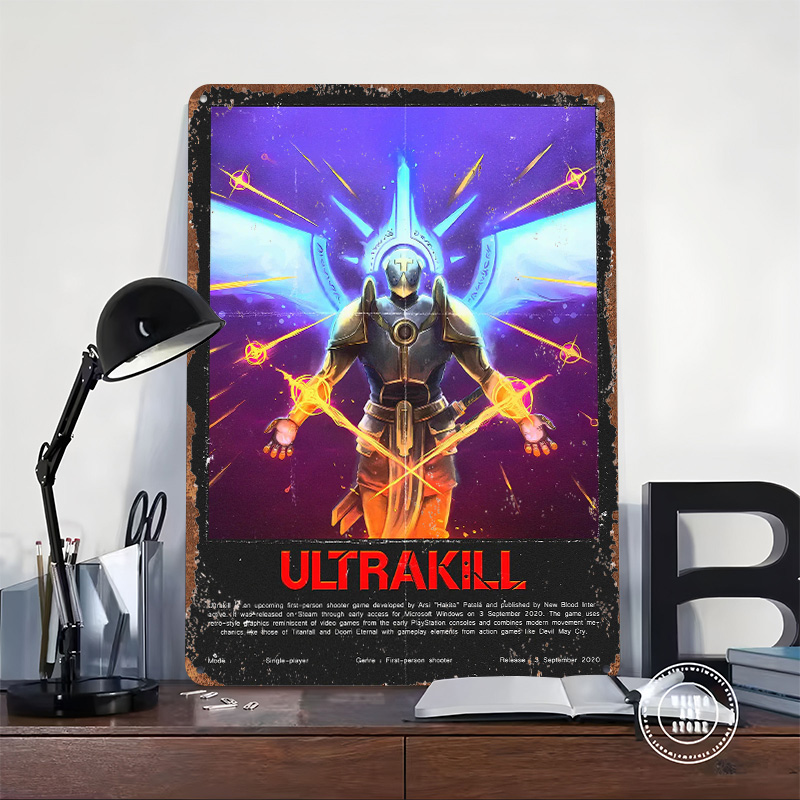 Ultrakill Game Metallposter, i – Gaming Accessories Europe Bewertung und Preis