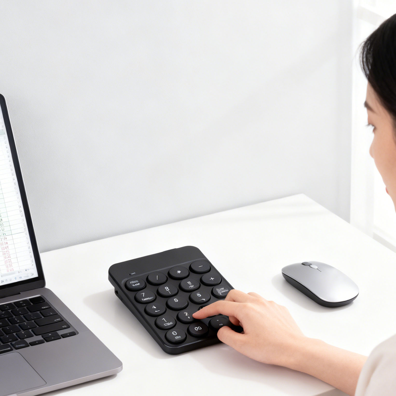 Mini-Ziffernblock mit runden T – Keyboard Numpad Separate Bewertung und Preis