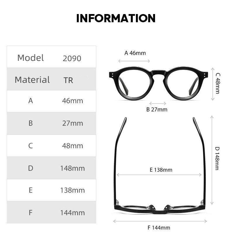 Neue Retro Runde Brille Rahmen – Gaming Accessories Men Bewertung und Preis